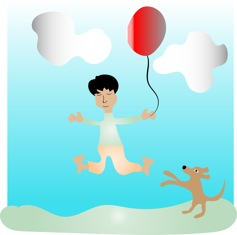 Menino e balão
